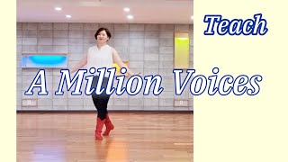 ◈A Million Voices line dance◈Teach/Intermediate(중급)/KoSCAA 강릉지부