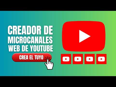 Cómo crear un Canal Web de YouTube | Tutorial VidChannel