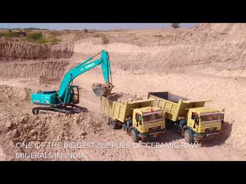 Ceramic raw minerals
