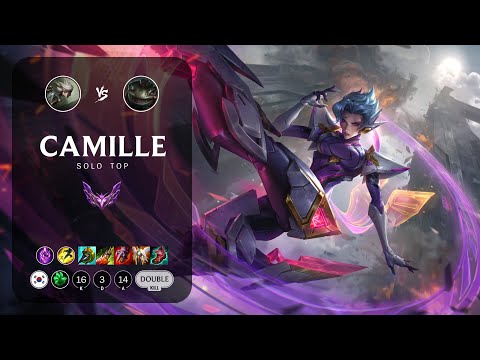 Camille Top vs Tahm Kench - KR Master Patch 13.8