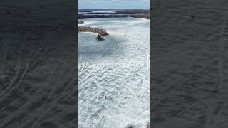 Still lots of ice on Anglin Lake Saskatchewan - May 7, 2026