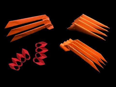 04 Easy #origami #claw