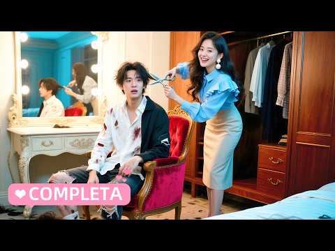 💗Garota levou um mendigo pra casa para cortar seu cabelo, descobriu que era um CEO lindo e ferido!