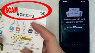 ✅  Apple Gift Card Scam 🔴