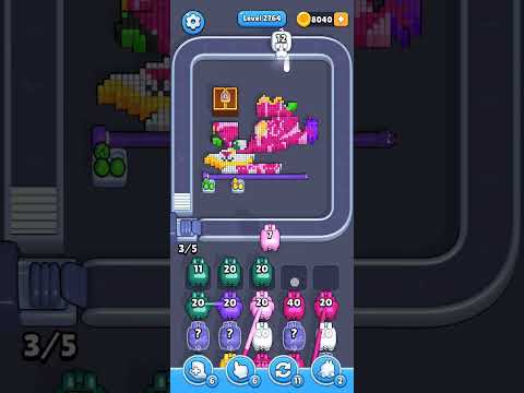 Pixel Flow Level 2764 Walkthrough