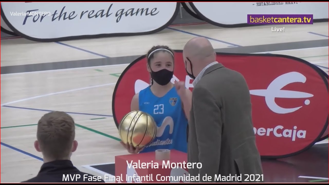 VALERIA MONTERO. CB Estudiantes (Venezuela 2007) MVP Final4 FBMadrid 2021 #BasketCantera.TV