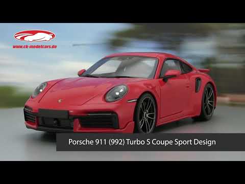 Minichamps 1:18 Porsche 911 (992) Turbo S Coupe Sport Design Minichamps 1:18 Porsche 911 (992) Turbo S Coupe Sport Design
