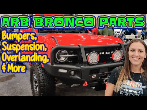 ARB Bronco Accessories Bumpers, Suspension, Overlanding, Roof Racks, Air Lockers, Compressor & More