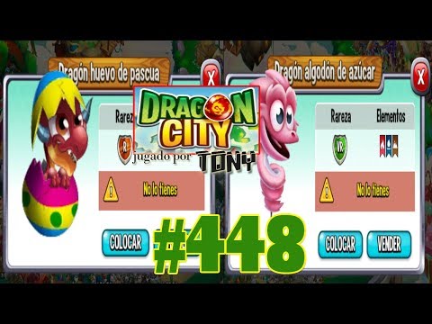 Dragon City "Capítulo 448 - El Dragón Huevo de Pascua y Dragón Algodón de Azúcar" por Tony