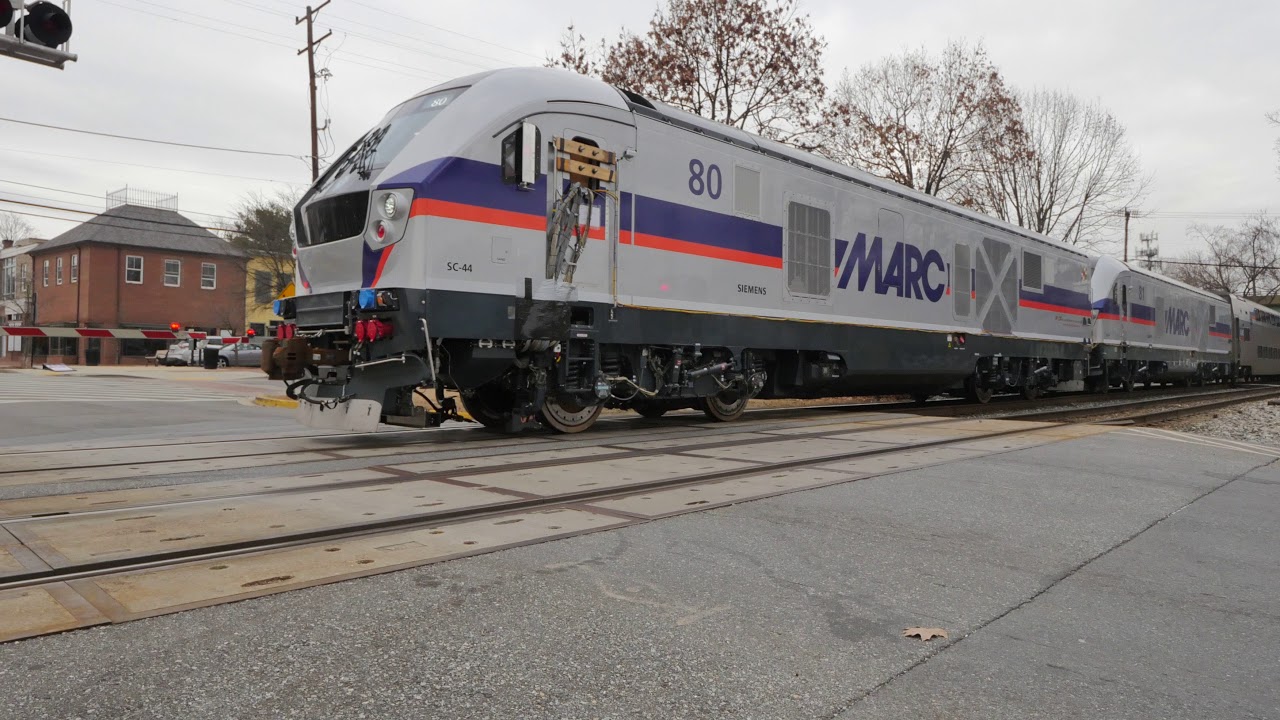 MARC Charger locomotive test on Jan. 15, 2018