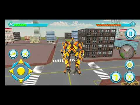 Transforming Robot Shark Game - Android Gameplay