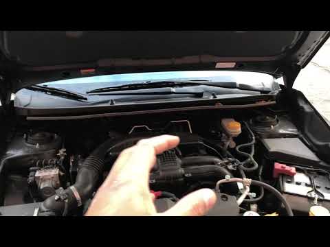 SUBARU CROSSTREK- WINDSHIELD WASHER FLUID- HOW TO ADD