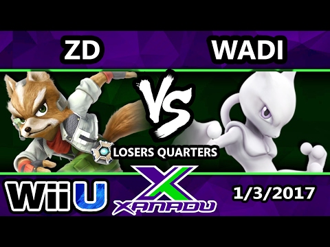 S@X 183 - InC | ZD (Fox) Vs. Wadi (Mewtwo, ROB) - SSB4 Losers Quarters - Smash for Wii U - Smash 4