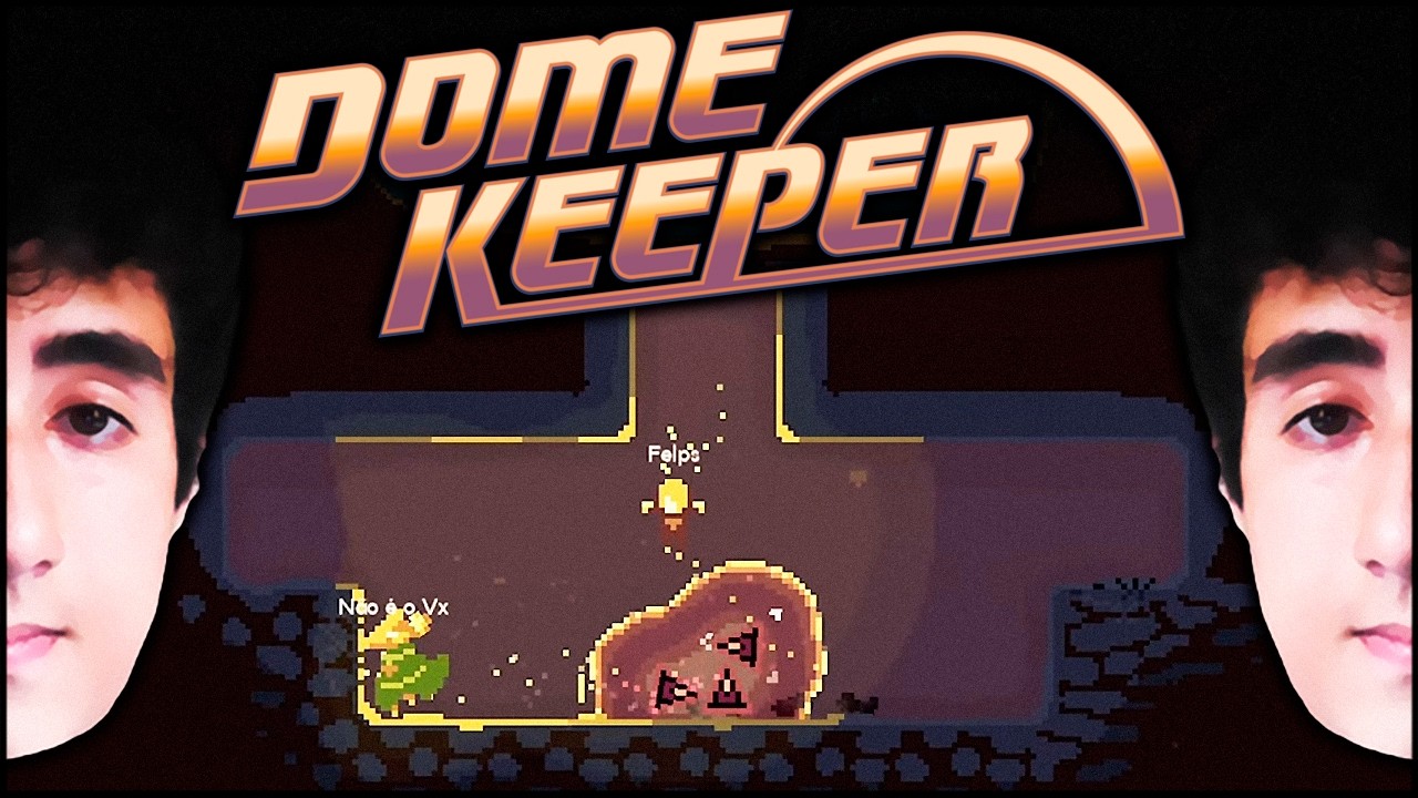 Felps e VX JUNTOS em Dome Keeper ⛏️
