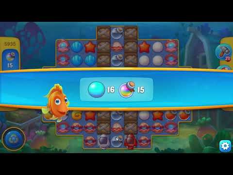 Fishdom 5935 Level - 17 moves - NO BooSTERS