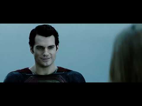 Montage shot from Man of Steel trailer emphasizing heroic music beats