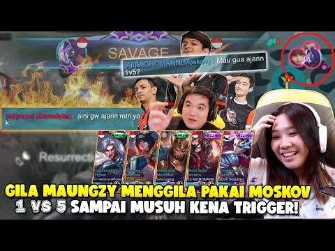 DUET TANK BARENG KO YUR SAMPAI MAUNGZY FREE 1 VS 5 PAKAI MOSKOV!! MUSUH LANGSUNG MARAH2 KE TRIGGER!!