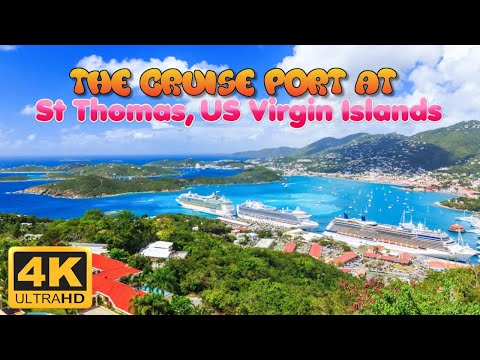 The Cruise Port at St. Thomas - Travel Guide & 4K VLOG  #adventureschmuck #carribean #island