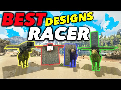Racer Builds To Raid Bases Without Soaking Turrets | Hatchframe Racer Design | Ark Survival Evolved