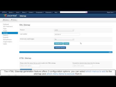 Ep. 72: How to generate HTML sitemaps in Joomla! using RSSeo!