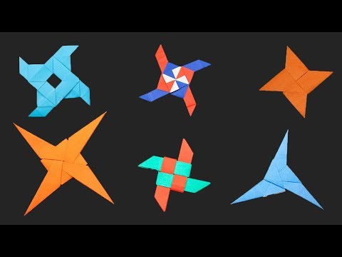 Top 06 Easy Origami Ninja Star - How to make