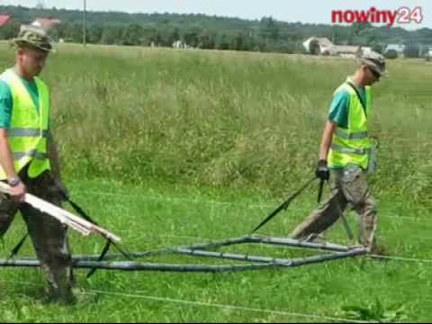 W Pustyni k. Dębicy saperzy oczyszczają teren pod autostradę