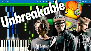 LEGO NEXO KNIGHTS - Unbreakable by CARPARK NORTH | Synthesia Piano Tutorial