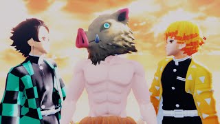 【鬼滅のMMD】mahna mahna (嘴平伊之助 & 竈門炭治郎 & 我妻善逸 ver.)