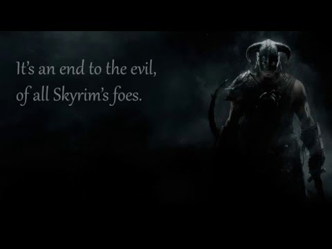 Christina Grimmie - The Dragonborn Comes (w/ Lyrics).