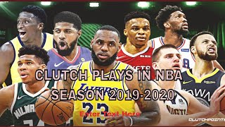 NBA CLUTCH PLAYS | FULL HIGHLIGHTS | NBA 2019-2020 SEASON