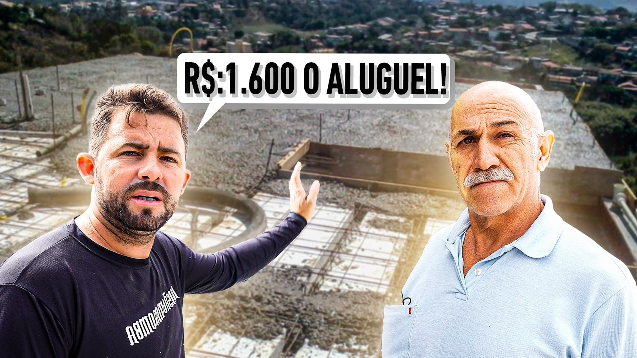 A PRIMEIRA LAJE ESTÁ PRONTA