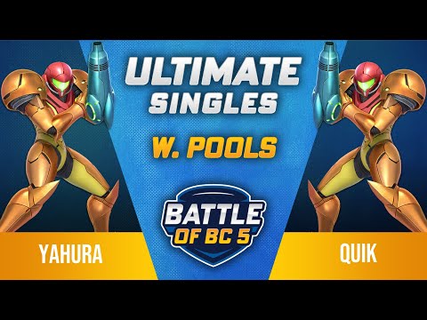Yaura (Samus) vs quiK (Samus) - Ultimate Singles Losers Top 48 - Battle of BC 5
