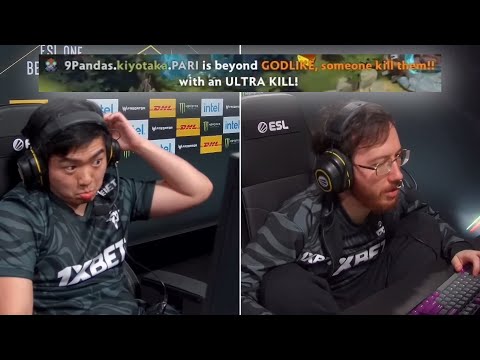 Sneyking & 33's Reaction to Kiyotaka's Tinker Will Leave You Speechless in Berlin Major Dota !