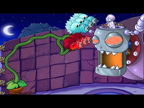 All Snow Pea + FIRE Pea vs Zombies Plants vs Zombies Battle