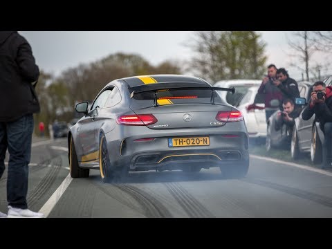 745HP RENNtech Mercedes C63 R AMG Coupe Edition1 w/ Akrapovic Exhaust - Burnouts & Accelerations !