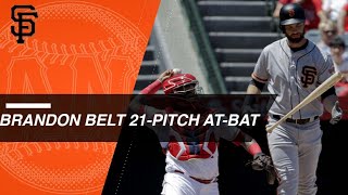 [分享] brandon belt 的21球打席