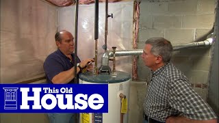 How to Replace a Corroded Water-Heater Fitting - This Old House