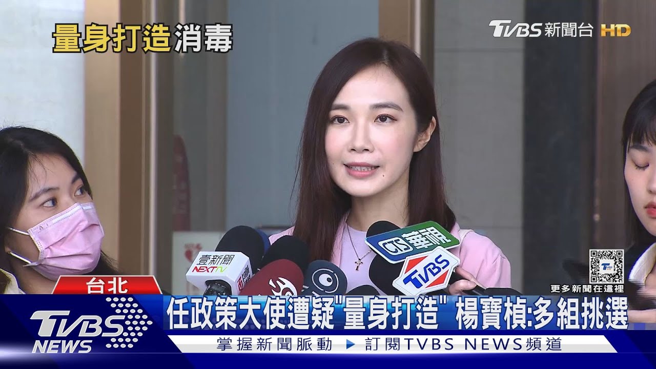 任政策大使遭疑「量身打造」 楊寶楨:多組挑選