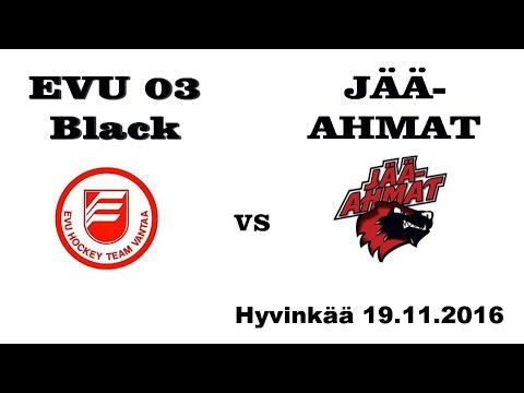 EVU Black vs  JÄÄ AHMAT 19.11.2016 Hyvinkää