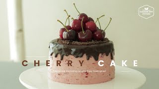 체리쥬빌레 맛!🍒 체리 케이크 만들기 : Cherry cake Recipe : チェリーケーキ -Cookingtree쿠킹트리