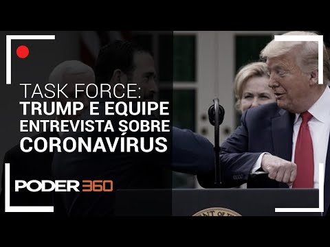 Trump fala na Casa Branca sobre coronavírus
