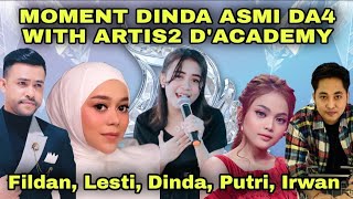 Download lagu MOMENT DINDA ASMI D'ACADEMY WITH ARTIS D'ACADEMY (LESTI, IRWAN, PUTRI, FILDAN) mp3