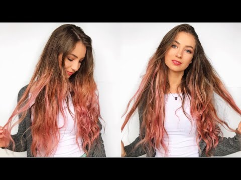 DIY PINK OMBRE HAIR AT HOME | With L'Oreal Colorista