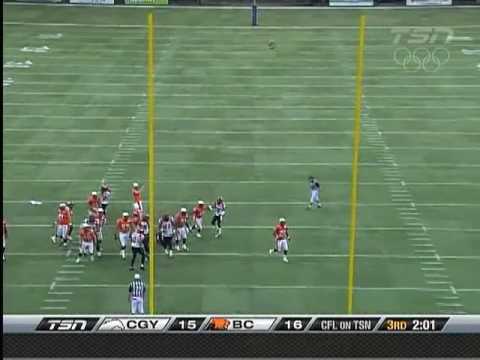 CFL Calgary 28, B.C. 26 - October 31, 2009