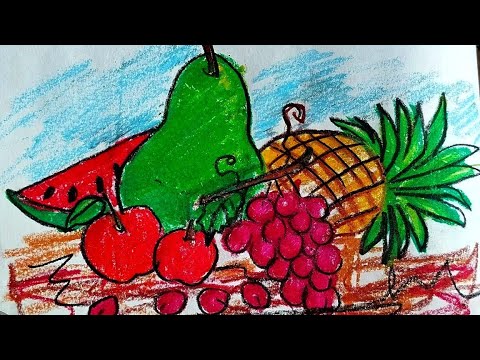 Easy fruits drawing step by step #fruits  #drawing #art