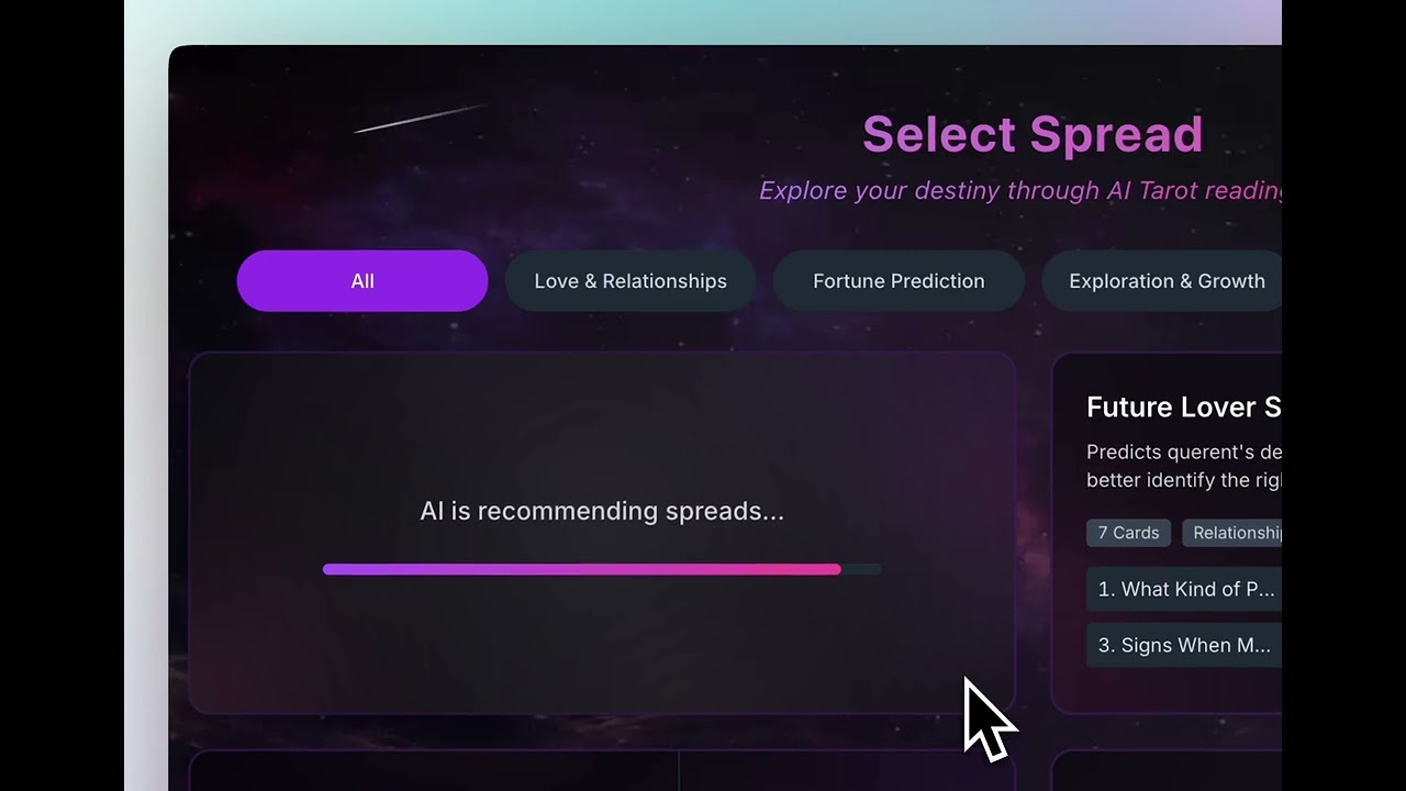 TarotQA | AI Spread Recommendations