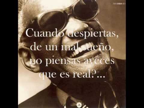Ray charles - Cry (subtitulado al español)