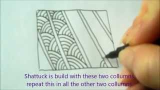 preview picture of video 'How to draw tanglepattern Shattuck'