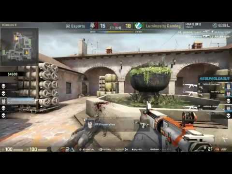 CS׃GO   Another Shox 1 vs 4 Clutch vs Luminosity Gaming @ ESL Pro League Final