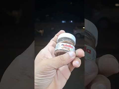mini nutella bottle #shorts #viralvideo #trending #youtubeshorts #viral #chocolate #lover #kerala